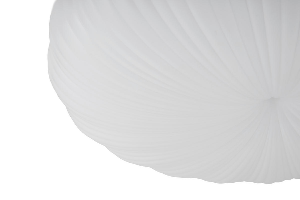 DECKENLEUCHTE  52/15.5 cm    - Weiß, Design, Kunststoff/Metall (52/15.5cm) - Collet's Monde