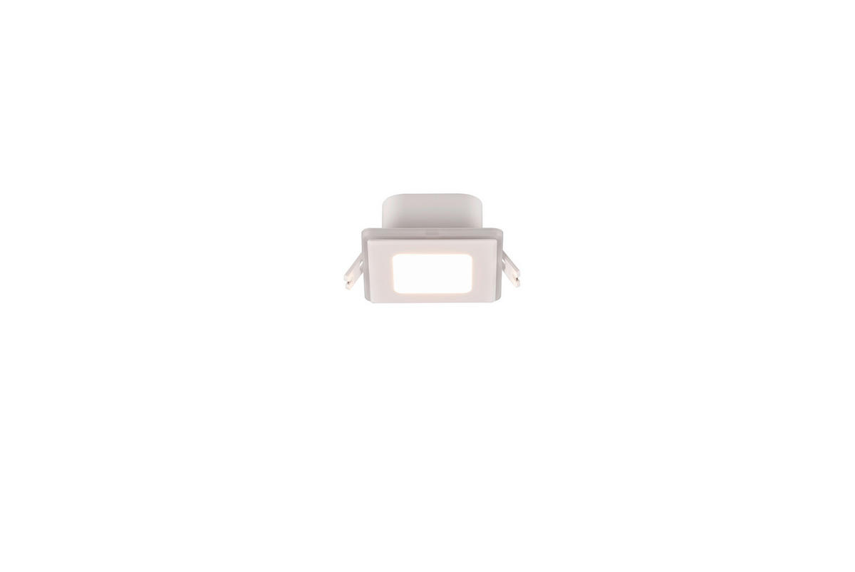 LED-EINBAUSPOT NIMBUS 8,5/8,5/3,9 cm   - Weiß, Design, Kunststoff (8,5/8,5/3,9cm) - Trio Leuchten