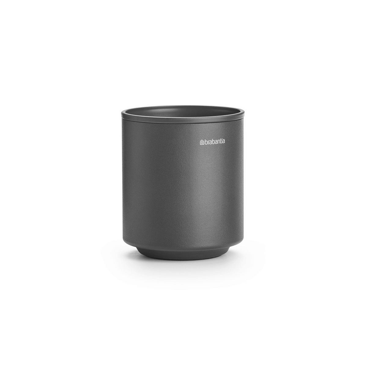 KUPAONSKA ČAŠA  siva  metal, plastika  MINDSET  - siva, Basics, metal/plastika (8.1/9.4/8.1cm) - Brabantia