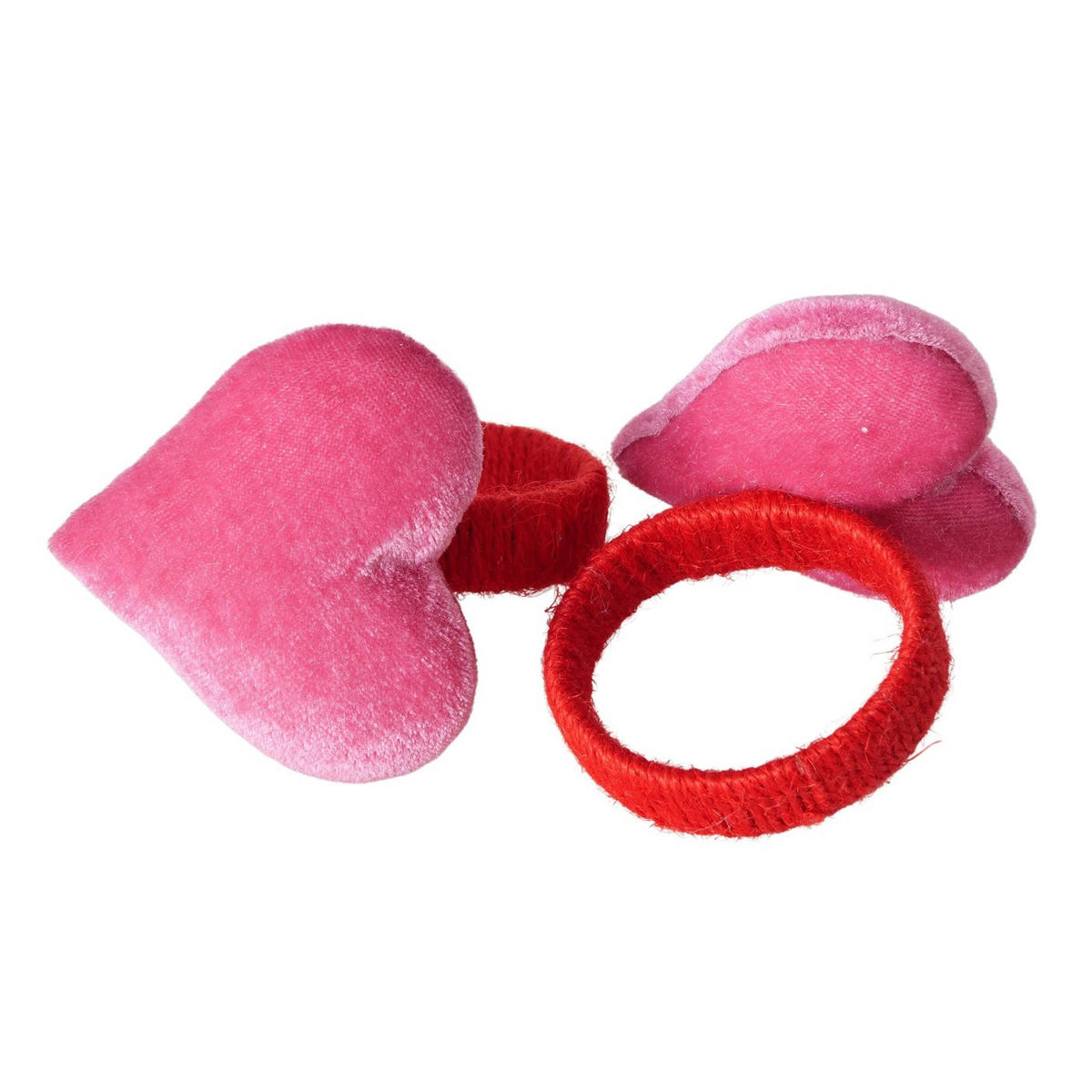 SERVIETTENRING    - Pink/Hellrosa, Basics, Textil (7/7/8cm)