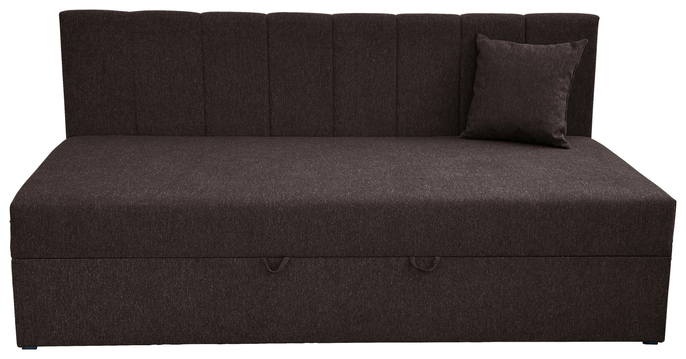 Boxbett mit Bettkasten Moritz 90x200 cm Schwarz