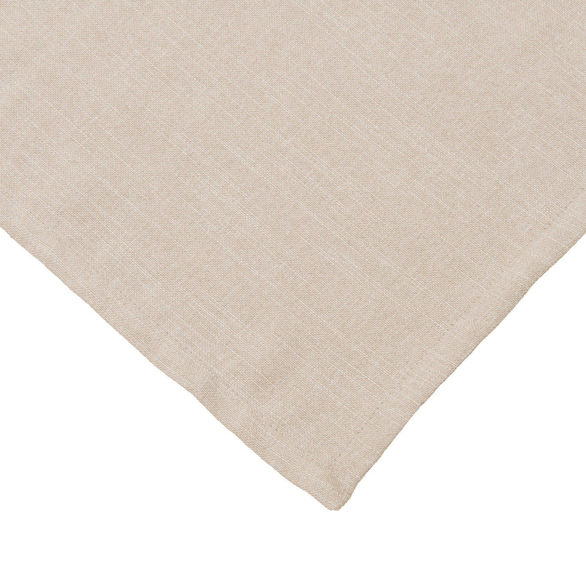 TISCHLÄUFER Textil Flachgewebe Beigebraun 40/140 cm  - Beigebraun, Basics, Textil (40/140cm) - Novel