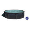 POOL-SET KIT450GYQGRE 460/120 cm  - Anthrazit, KONVENTIONELL, Metall (460/120cm) - Gre