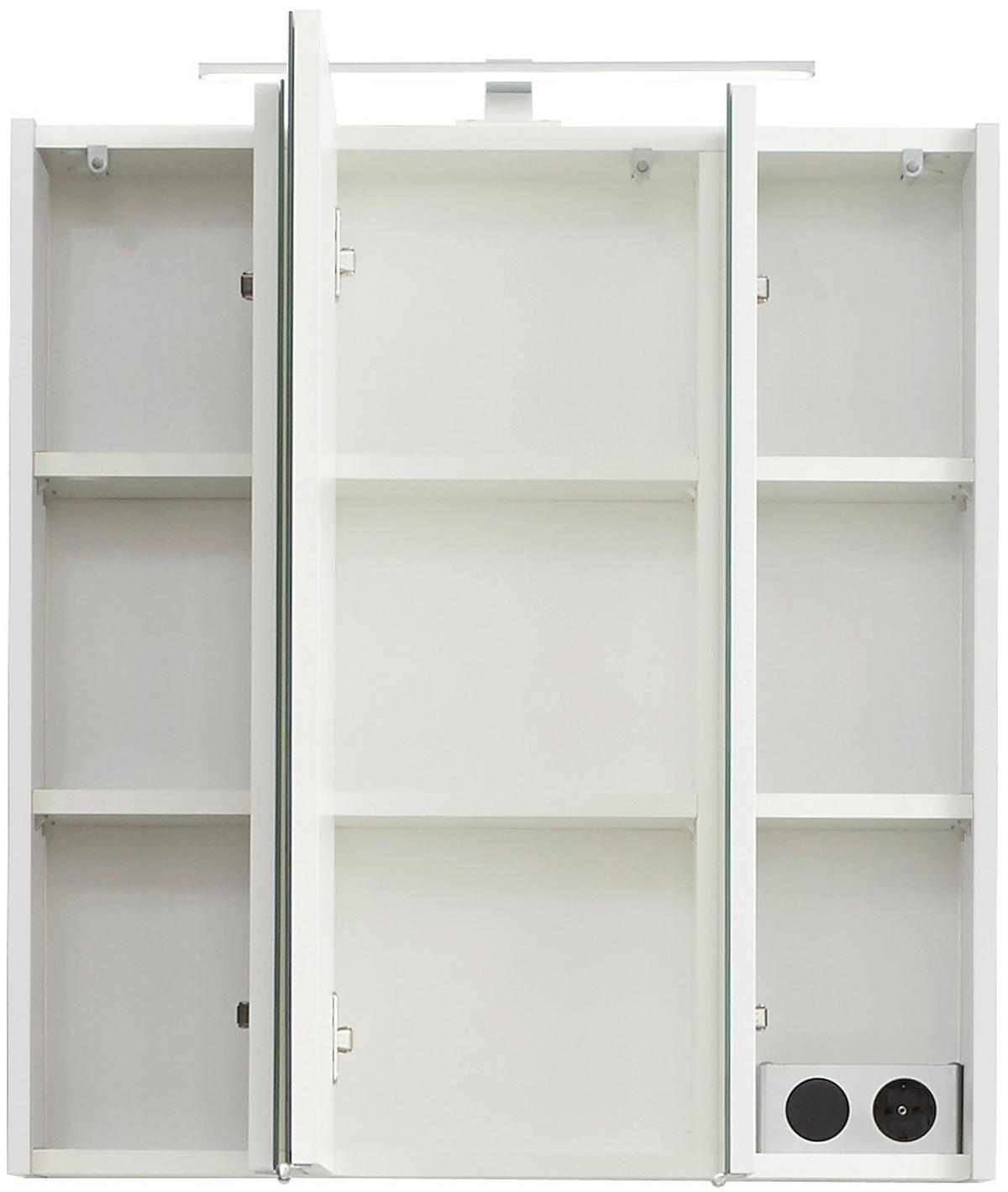 SPIEGELSCHRANK 65/70/16 cm  - Chromfarben/Silberfarben, KONVENTIONELL, Glas/Holzwerkstoff (65/70/16cm) - Pelipal