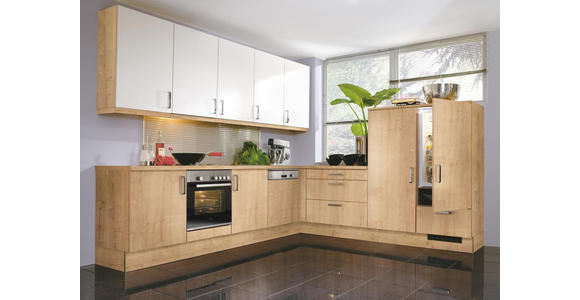 EINBAUKÜCHE - Creme, Design, Holzwerkstoff - Dieter Knoll