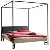 HIMMELBETT 140/200 cm  in Eichefarben  - Eichefarben/Anthrazit, Design, Holzwerkstoff/Textil (140/200cm) - Hasena