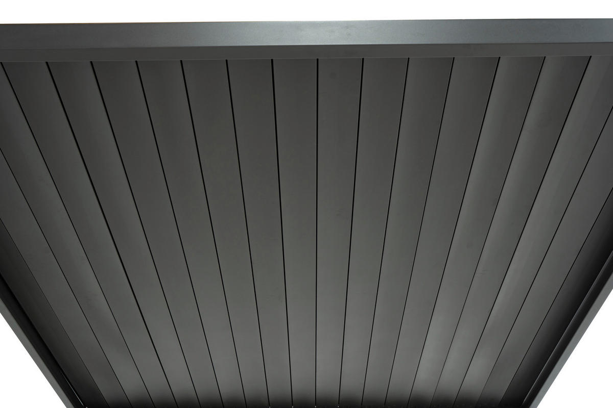PERGOLA velikost: 360/240/300 cm - antracitová, Basics, kov (360/240/300cm) - Gardenson