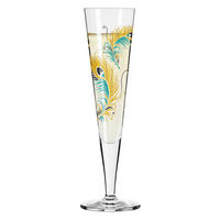 CHAMPAGNERGLAS 205 ml  - Transparent/Goldfarben, Design, Glas (7.2/24.0cm) - Ritzenhoff