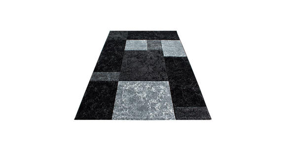 FLACHWEBETEPPICH 240/340 cm Hawaii Schwarz - Schwarz, Design, Textil (240/340cm) - Novel