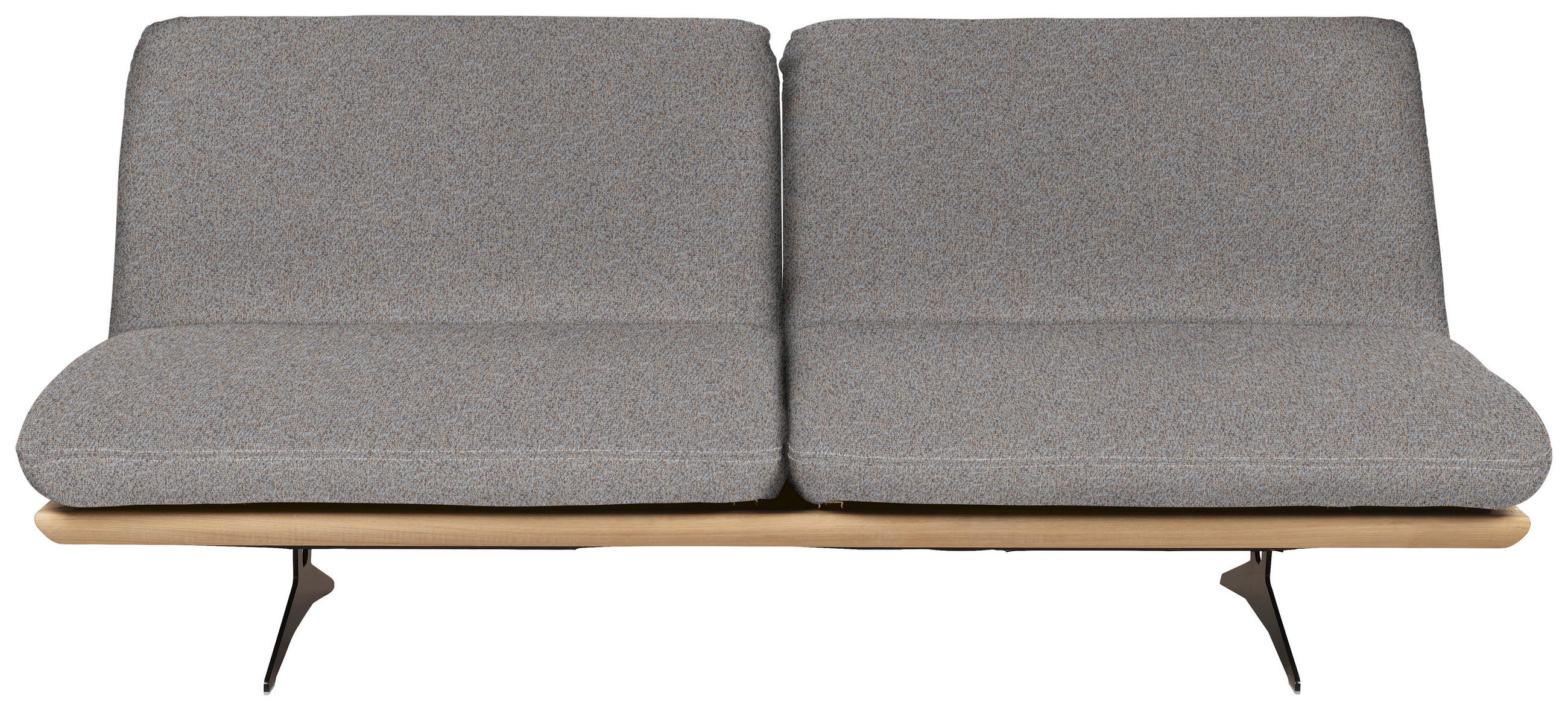 SCHLAFSOFA Webstoff Blau, Braun  - Blau/Beige, Design, Holz/Textil (204/92/90cm) - Dieter Knoll