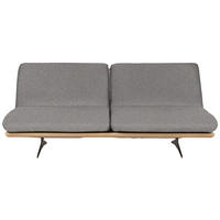 SCHLAFSOFA Webstoff Blau, Braun  - Blau/Beige, Design, Holz/Textil (204/92/90cm) - Dieter Knoll