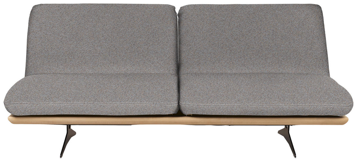 SCHLAFSOFA Webstoff Blau, Braun  - Blau/Beige, Design, Holz/Textil (204/92/90cm) - Dieter Knoll