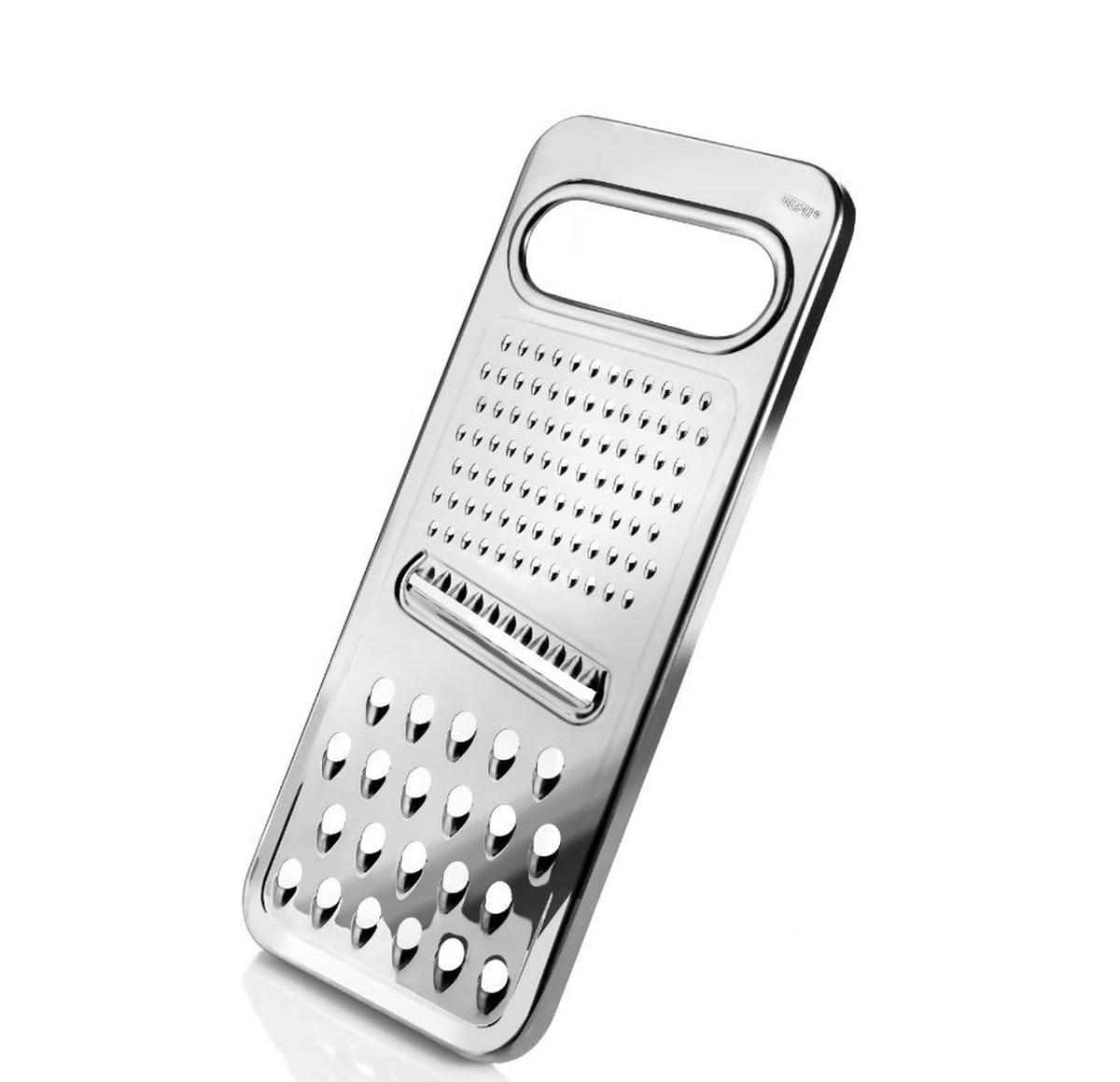 ALLZWECKREIBE Retaro  - Edelstahlfarben, Basics, Metall (10,3/24,3/1cm) - Gefu