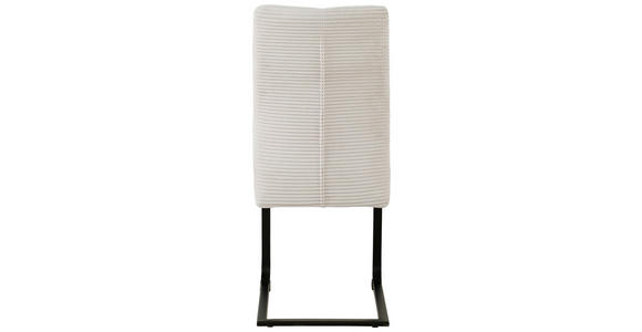 SCHWINGSTUHL  Stoffauswahl Cord  - Creme/Schwarz, Design, Textil/Metall (44/99/62cm) - Carryhome