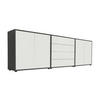 SIDEBOARD Mailand Set 5  in 237/73/33 cm  - Anthrazit/Schwarz, MODERN, Holzwerkstoff/Kunststoff (237/73/33cm) - MID.YOU