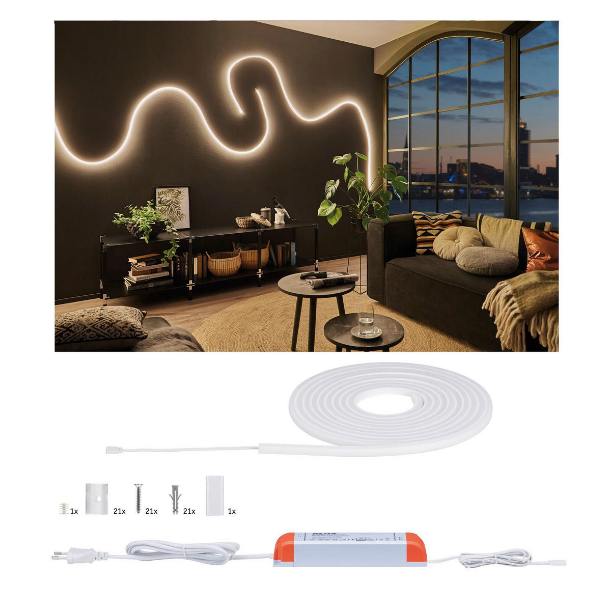LED-STRIP 70964 500 cm   - Weiß, Basics, Kunststoff (500cm) - Paulmann