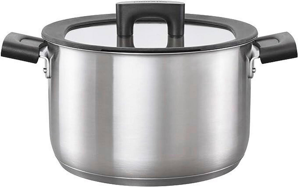 LONEC  FISKARS HARD FACE  5 l  kovina  22 cm  - barve nerjavečega jekla, Basics, kovina/umetna masa (22cm) - Fiskars