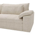 ECKSOFA  in Webstoff Beige  198/306 cm  - Beige/Schwarz, MODERN, Kunststoff/Textil (198/306cm) - Carryhome