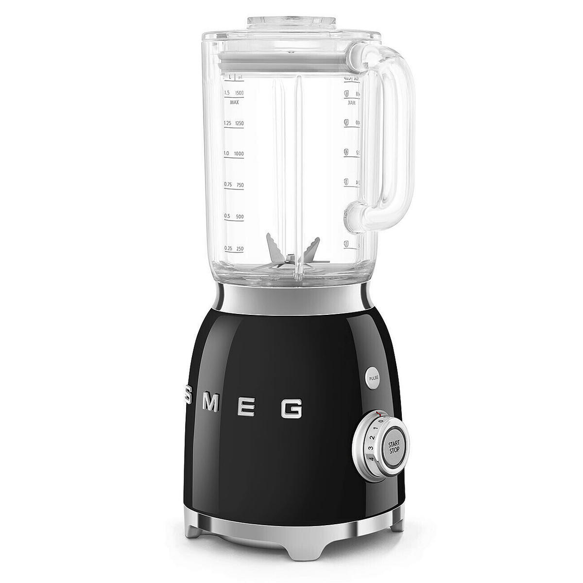 STANDMIXER  - Schwarz, Basics, Kunststoff/Metall (20/40/16cm) - SMEG