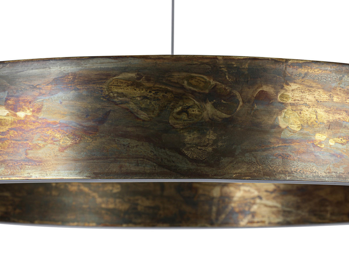 LED-HÄNGELEUCHTE Oxira 59/120 cm  - Multicolor/Schwarz, Design, Kunststoff/Metall (59/120cm) - Dieter Knoll