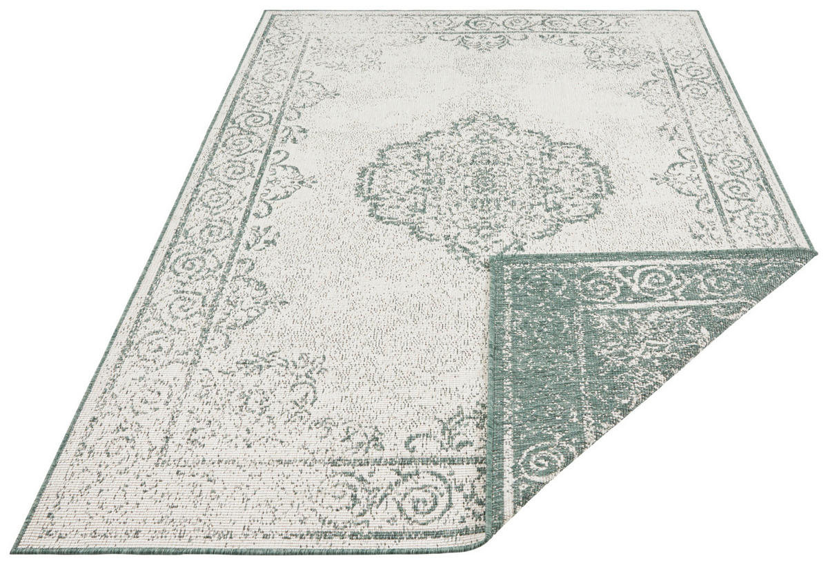 OUTDOORTEPPICH 200/290 cm Twin Supreme Creme, Grün  - Creme/Grün, Design, Kunststoff (200/290cm)