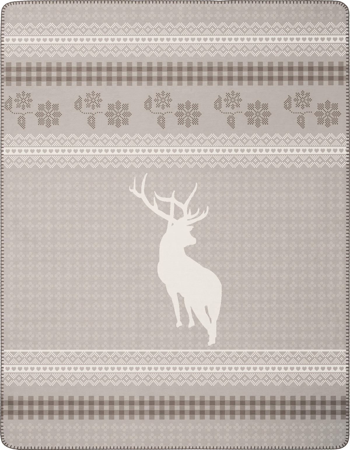 ĆEBE 150/200 cm svetlosiva  - svetlosiva, Konvencionalno, tekstil/plastika (150/200cm)
