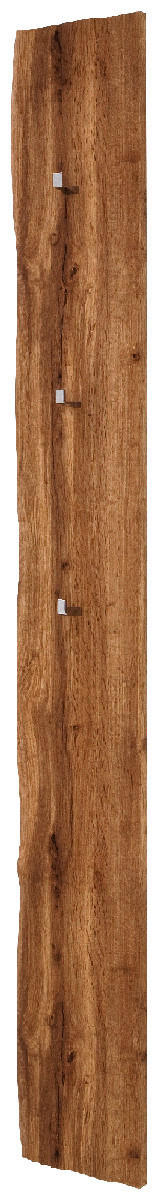 GARDEROBENPANEEL  in 27/196/2 cm  - Eichefarben, Design, Holzwerkstoff (27/196/2cm)
