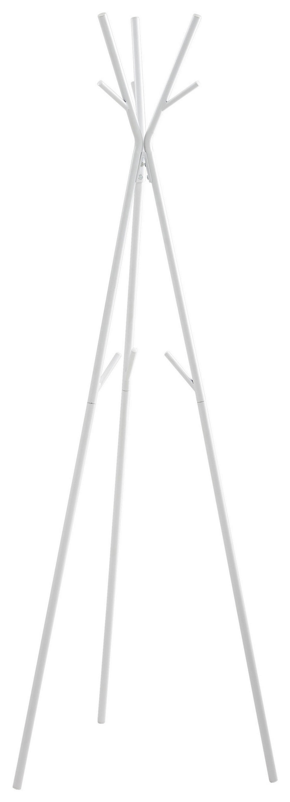 KLEIDERSTÄNDER in Weiß 50/171/50 cm   - Weiß, Design, Metall (50/171/50cm) - Carryhome