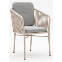 STAPELSESSEL Aluminium Champagner, Beige  - Champagner/Beige, MODERN, Textil/Metall (61/82/63cm) - Acamp