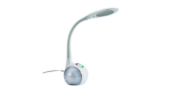 LED-SCHREIBTISCHLEUCHTE 51/13,5/11,5 cm  - Weiß, Trend, Kunststoff (51/13,5/11,5cm) - Boxxx