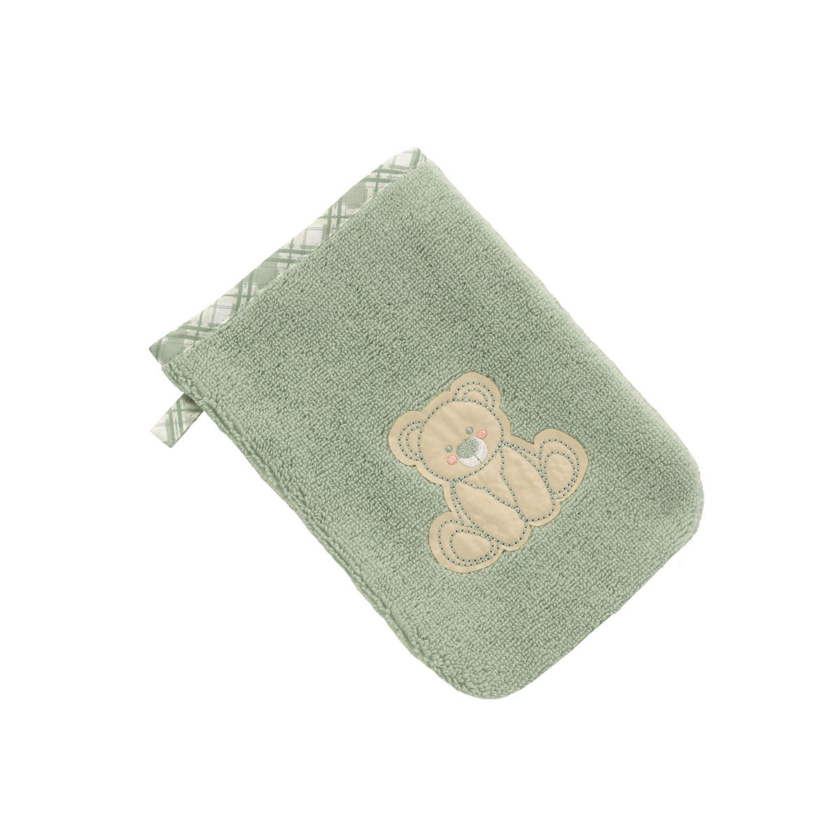 FROTTIERSET Teddy Bear Set Grün 3-teilig  - Grün, Trend, Textil - Vossen