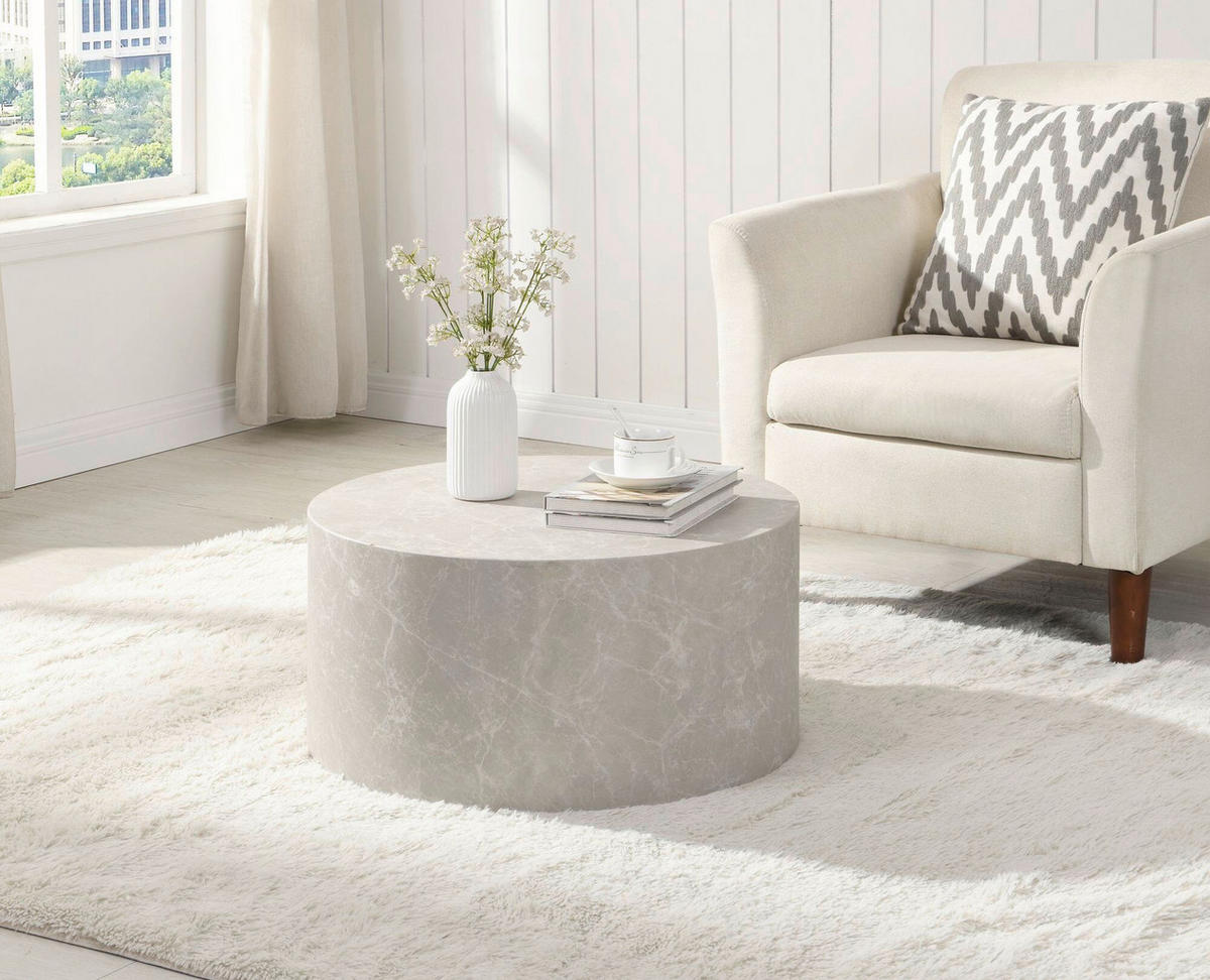KONFERENČNÍ STOLEK, pískové barvy - pískové barvy, Design, kompozitní dřevo (60/30cm) - Livetastic