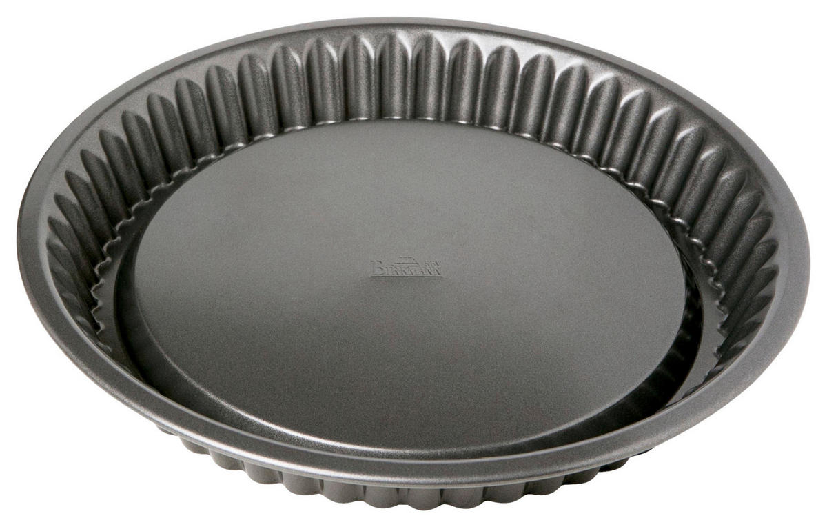 OBSTKUCHENFORM  - Anthrazit, Basics, Metall (30cm) - Birkmann