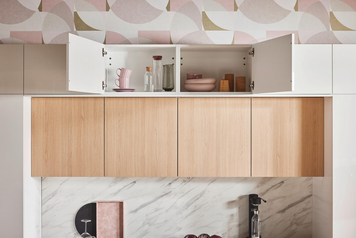 EINBAUKÜCHE Top Brillant  - Weiß, Design, Holzwerkstoff - Moderano
