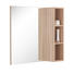 SPIEGEL - Eichefarben, Design, Glas/Holzwerkstoff (70/65/15,5cm) - XORA