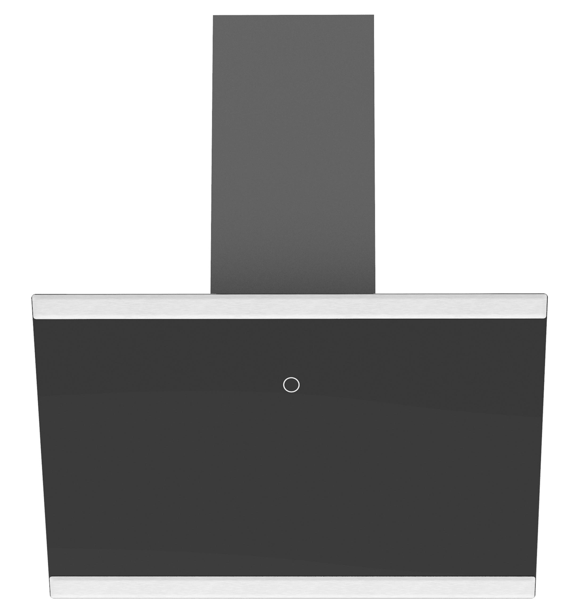 DUNSTABZUGSHAUBE CH89160S-20  - Schwarz, Trend, Glas/Metall (59,5/109,5/38,3cm) - Respekta