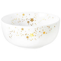 MÜSLISCHALE 15 cm  - Goldfarben/Weiß, Design, Keramik (15cm) - Seltmann Weiden