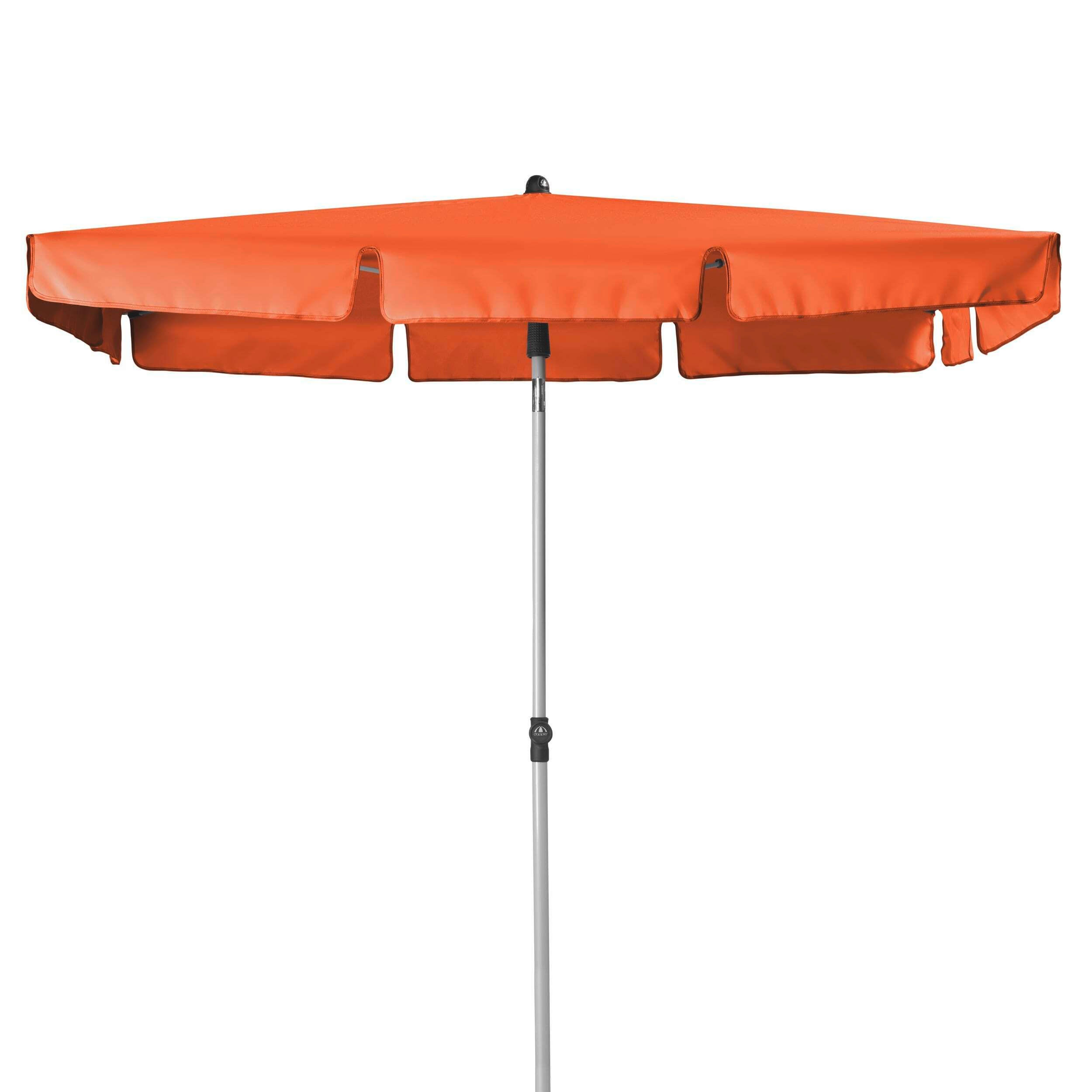 SONNENSCHIRM 180x120 cm Terracotta  - Terracotta/Hellgrau, Basics, Textil/Metall (180/120cm) - Doppler