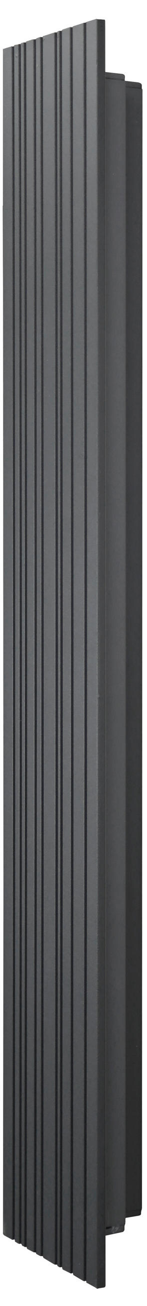 AUßENWANDLEUCHTE RIGEL 100/9,5/3,7 cm  - Schwarz, Design, Metall (100/9,5/3,7cm)
