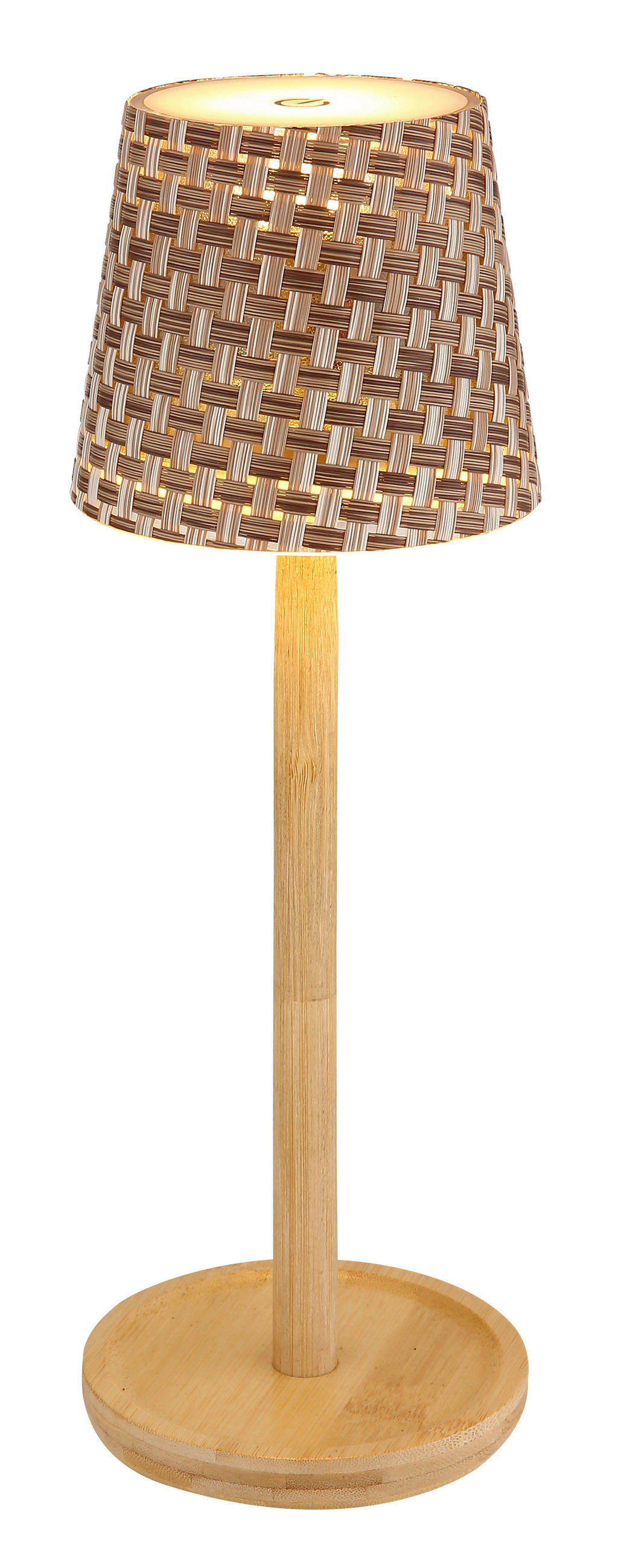 NAMIZNA SVETILKA ZA POLNJENJE  RIDS      11/33 cm       - siva/bela, Natur, umetna masa/les (11/33cm) - Globo