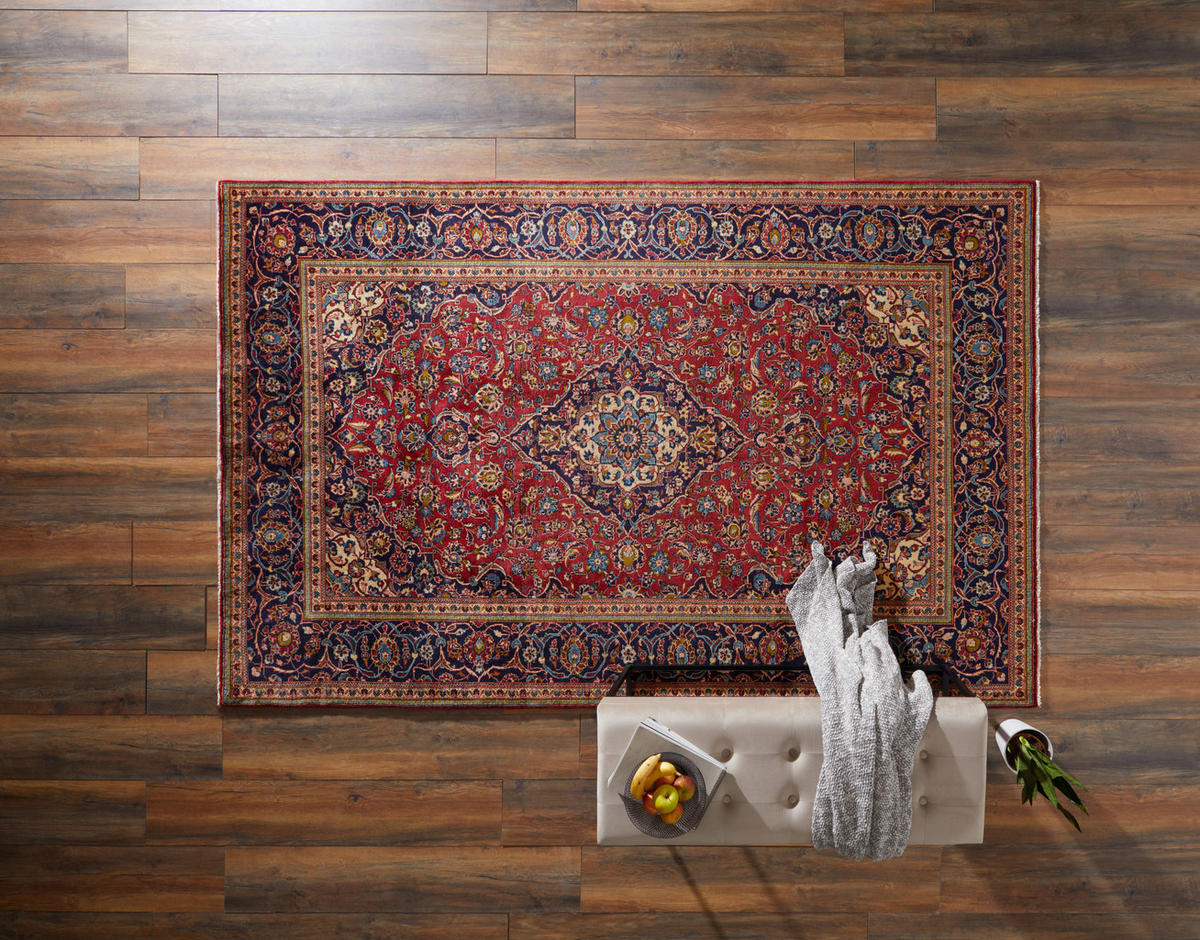 Wollteppich  višebojna     - višebojna, Osnovno, tekstil (200/300cm) - Cazaris