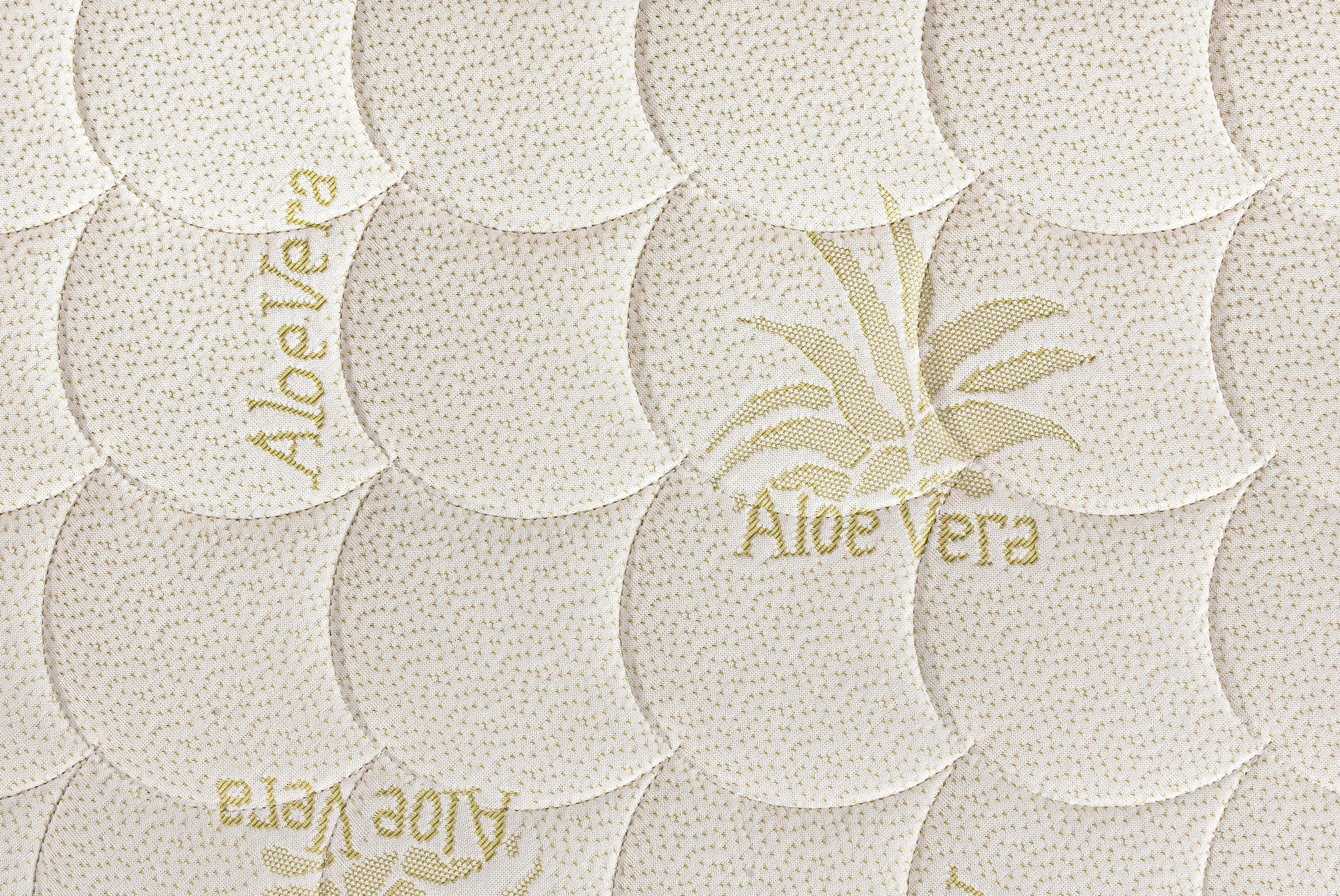Thumbnail - Mid.you Wendematratze, Grün, Weiß, Textil, H3 + H4, Füllung: Polyester, 140x200 cm, Made in EU, ISO 9001, für Hausstauba...