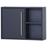 HÄNGESCHRANK 66,8/48,4/16 cm  - Goldfarben/Dunkelblau, MODERN, Holzwerkstoff/Metall (66,8/48,4/16cm) - Stylife