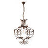 HÄNGELEUCHTE 45/105 cm  - Bronzefarben, KONVENTIONELL, Metall (45/105cm)