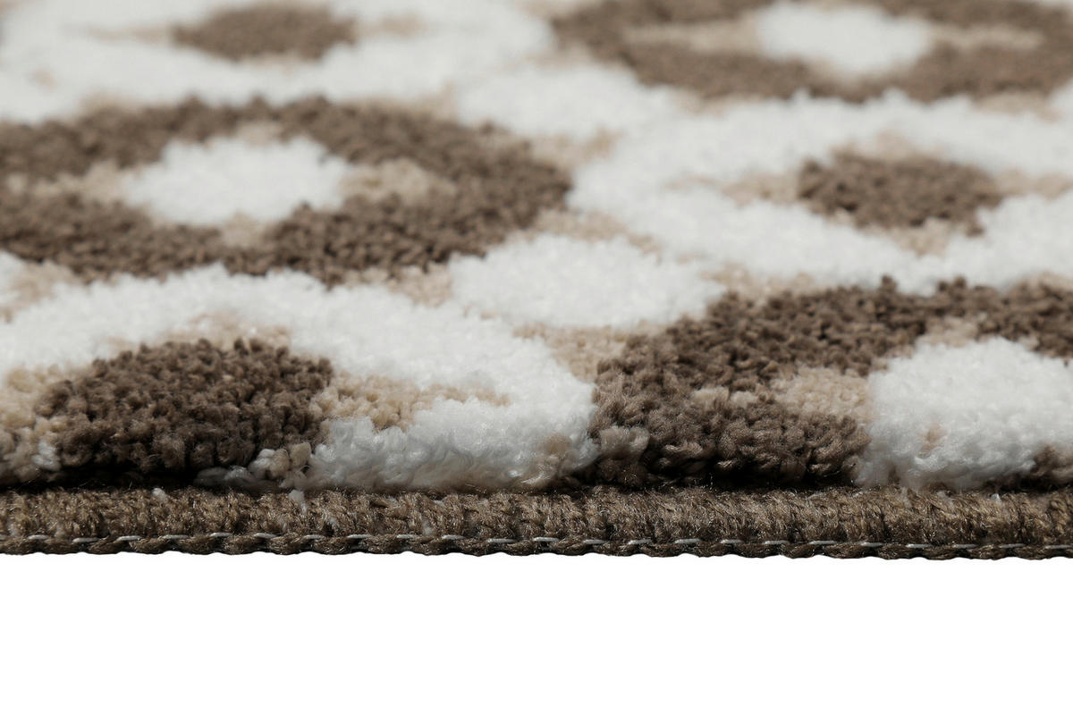 BADTEPPICH Weiß, Taupe, Beige 60/100 cm  - Taupe/Beige, Basics, Textil (60/100cm) - WECON HOME
