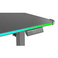 SCHREIBTISCH 120/60/70-115 cm Schwarz elektrisch höhenverstellbar  - Schwarz, Design, Holzwerkstoff/Kunststoff (120/60/70-115cm) - Novel