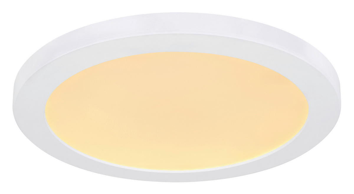 Plafonieră Cu Led 24 W  29,8/1,8 cm    - alb, Basics, plastic (29,8/1,8cm) - Boxxx
