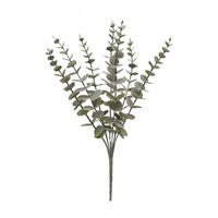 DEKOZWEIG  - Grau/Grün, Basics (38cm)