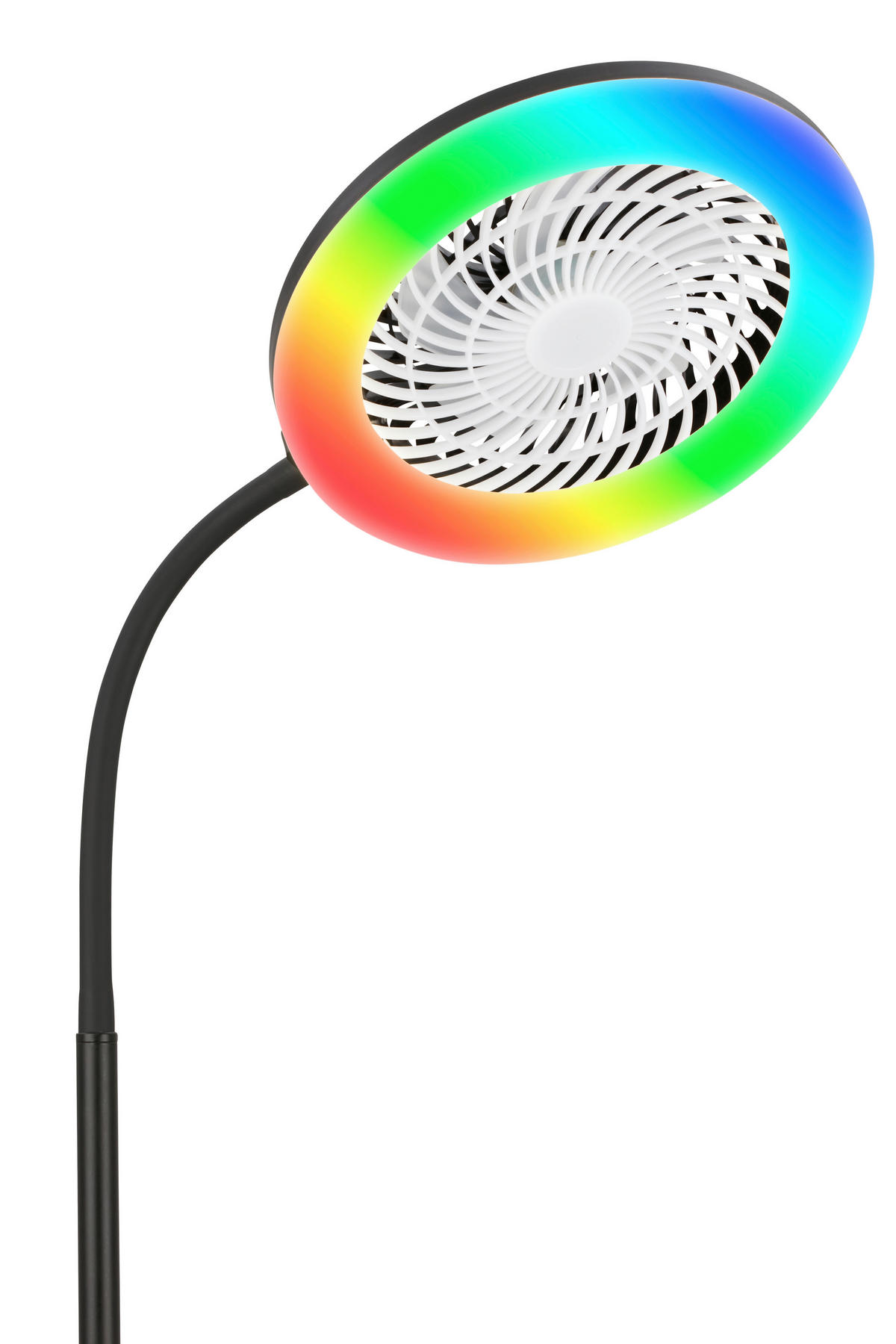 STOJANOVÝ VENTILÁTOR - čierna, Design, kov/plast (28/1850cm)