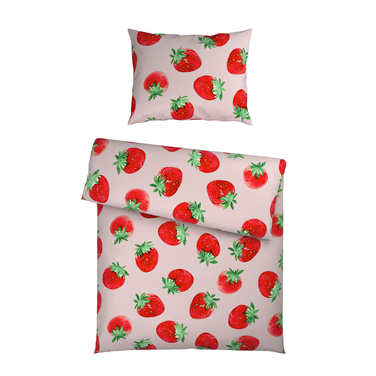 BETTWÄSCHE Satin 140/200 cm  - Rosa, Trend, Textil (140/200cm) - Esposa